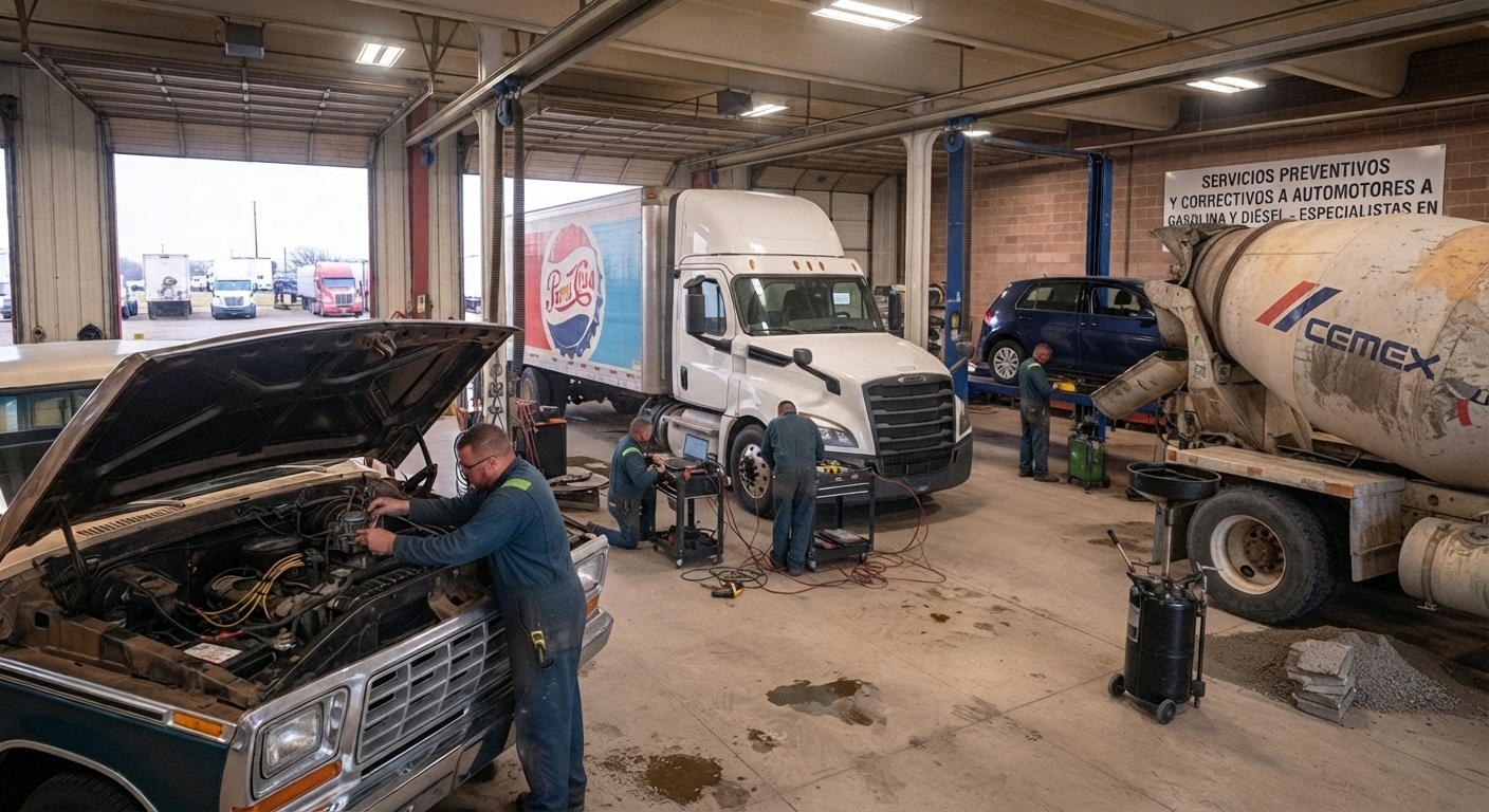 Servicios preventivos y correctivos a automotores a gasolina y diésel